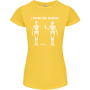 I Found This Humerus Funny Slogan Humorous Womens Petite Cut T-Shirt Yellow