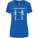 I Found This Humerus Funny Slogan Humorous Womens Wider Cut T-Shirt Royal Blue