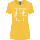 I Found This Humerus Funny Slogan Humorous Womens Wider Cut T-Shirt Yellow