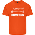 I Found This Humerus Funny Slogan Kids T-Shirt Childrens Orange