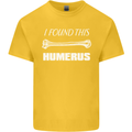 I Found This Humerus Funny Slogan Kids T-Shirt Childrens Yellow