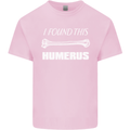 I Found This Humerus Funny Slogan Mens Cotton T-Shirt Tee Top Light Pink