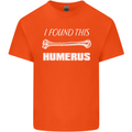 I Found This Humerus Funny Slogan Mens Cotton T-Shirt Tee Top Orange