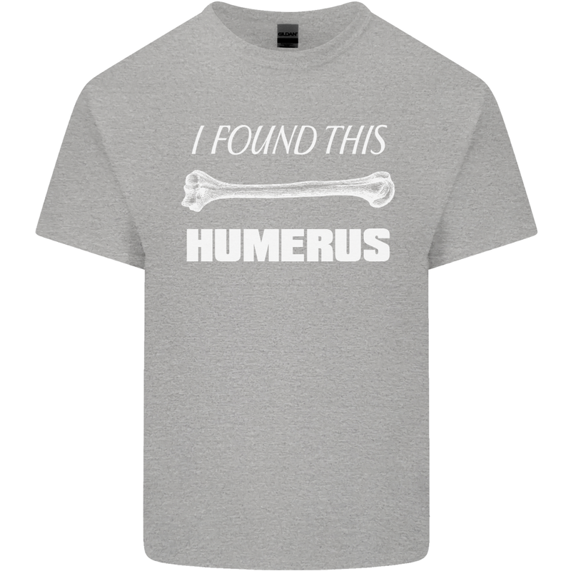 I Found This Humerus Funny Slogan Mens Cotton T-Shirt Tee Top Sports Grey