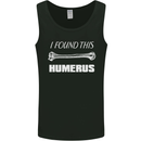 I Found This Humerus Funny Slogan Mens Vest Tank Top Black