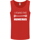 I Found This Humerus Funny Slogan Mens Vest Tank Top Red