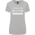 I Found This Humerus Funny Slogan Womens Wider Cut T-Shirt Sports Grey