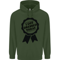 I Got Dressed Today Antisocial Funny Gamer Childrens Kids Hoodie Forest Green