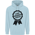 I Got Dressed Today Antisocial Funny Gamer Childrens Kids Hoodie Light Blue