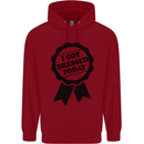 I Got Dressed Today Antisocial Funny Gamer Childrens Kids Hoodie Red