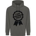 I Got Dressed Today Antisocial Funny Gamer Childrens Kids Hoodie Storm Grey