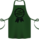 I Got Dressed Today Antisocial Funny Gamer Cotton Apron 100% Organic Forest Green