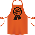I Got Dressed Today Antisocial Funny Gamer Cotton Apron 100% Organic Orange