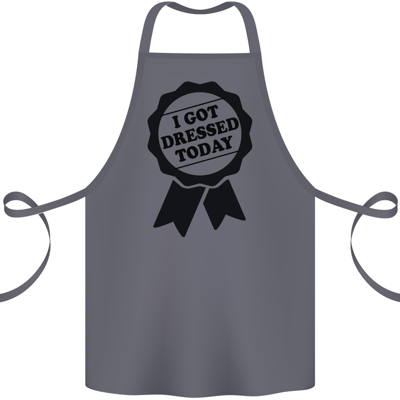 I Got Dressed Today Antisocial Funny Gamer Cotton Apron 100% Organic Steel