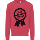 I Got Dressed Today Antisocial Funny Gamer Kids Sweatshirt Jumper Heliconia