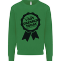 I Got Dressed Today Antisocial Funny Gamer Kids Sweatshirt Jumper Irish Green