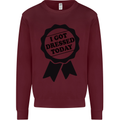 I Got Dressed Today Antisocial Funny Gamer Kids Sweatshirt Jumper Maroon