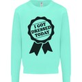 I Got Dressed Today Antisocial Funny Gamer Kids Sweatshirt Jumper Peppermint
