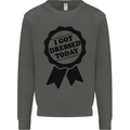 I Got Dressed Today Antisocial Funny Gamer Kids Sweatshirt Jumper Storm Grey