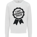I Got Dressed Today Antisocial Funny Gamer Kids Sweatshirt Jumper White