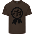 I Got Dressed Today Antisocial Funny Gamer Kids T-Shirt Childrens Chocolate