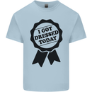 I Got Dressed Today Antisocial Funny Gamer Kids T-Shirt Childrens Light Blue