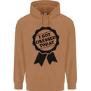 I Got Dressed Today Antisocial Funny Gamer Mens 80% Cotton Hoodie Caramel Latte