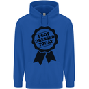I Got Dressed Today Antisocial Funny Gamer Mens 80% Cotton Hoodie Royal Blue