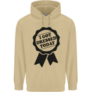 I Got Dressed Today Antisocial Funny Gamer Mens 80% Cotton Hoodie Sand