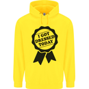 I Got Dressed Today Antisocial Funny Gamer Mens 80% Cotton Hoodie Yellow