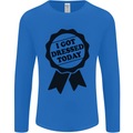 I Got Dressed Today Antisocial Funny Gamer Mens Long Sleeve T-Shirt Royal Blue