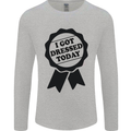 I Got Dressed Today Antisocial Funny Gamer Mens Long Sleeve T-Shirt Sports Grey