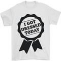 I Got Dressed Today Antisocial Funny Gamer Mens T-Shirt Cotton Gildan White