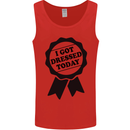 I Got Dressed Today Antisocial Funny Gamer Mens Vest Tank Top Red