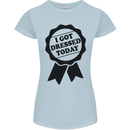 I Got Dressed Today Antisocial Funny Gamer Womens Petite Cut T-Shirt Light Blue