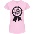 I Got Dressed Today Antisocial Funny Gamer Womens Petite Cut T-Shirt Light Pink