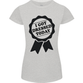 I Got Dressed Today Antisocial Funny Gamer Womens Petite Cut T-Shirt Sports Grey