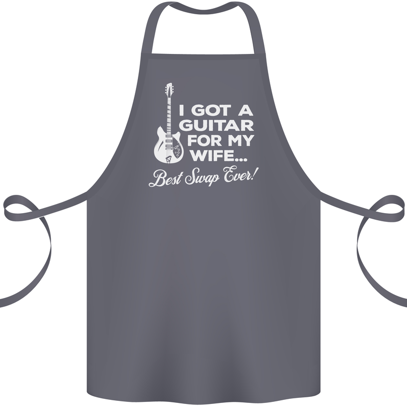 I Got a Guitar for My Wife Funny Guitarist Cotton Apron 100% Organic Steel