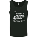 I Got a Guitar for My Wife Funny Guitarist Mens Vest Tank Top Black