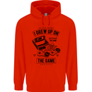 I Grew up on the Gamer Funny Gaming Childrens Kids Hoodie Bright Red