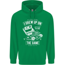 I Grew up on the Gamer Funny Gaming Childrens Kids Hoodie Irish Green