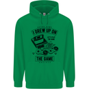 I Grew up on the Gamer Funny Gaming Childrens Kids Hoodie Irish Green