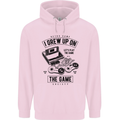 I Grew up on the Gamer Funny Gaming Childrens Kids Hoodie Light Pink