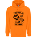 I Grew up on the Gamer Funny Gaming Childrens Kids Hoodie Orange