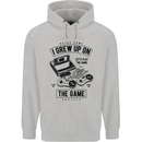 I Grew up on the Gamer Funny Gaming Childrens Kids Hoodie Sports Grey