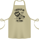 I Grew up on the Gamer Funny Gaming Cotton Apron 100% Organic Khaki