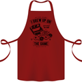 I Grew up on the Gamer Funny Gaming Cotton Apron 100% Organic Maroon