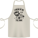 I Grew up on the Gamer Funny Gaming Cotton Apron 100% Organic Natural
