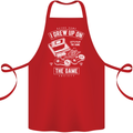 I Grew up on the Gamer Funny Gaming Cotton Apron 100% Organic Red