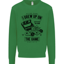 I Grew up on the Gamer Funny Gaming Kids Sweatshirt Jumper Irish Green